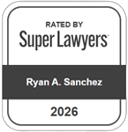Rated By Super Lawyers | Ryan A. Sanchez | Selected In 2026